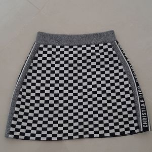 Christian dior mini skirt